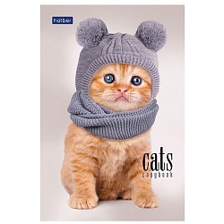 Блокнот А6  40л. "Кототерапия" на склейке