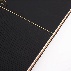 ежедневник а5 недатиров.  96л обложка кож.зам. чёрная