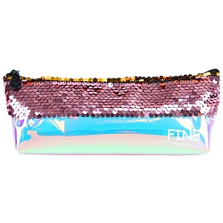 пенал мягкий тубус "darvish" ассорти с реверсивными пайетками