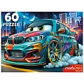 Пазлы   60 элементов Мощная машинка