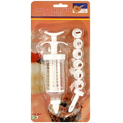 шприц кондитерский с насадками в наборе