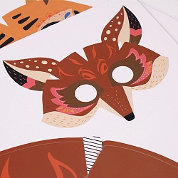 набор для творчества "маска 3d" животные