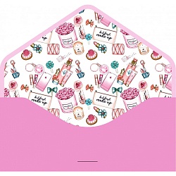 открытка-конверт для денег "бархатный. тебе!"