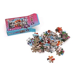 пазл   54 детали    кошечки принцессы