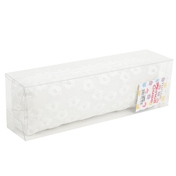 пенал на молнии белый