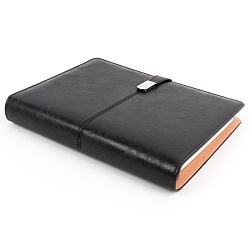 ежедневник а5 недатиров. 100л обложка кож.зам. на кольцах с магнитной застёжкой