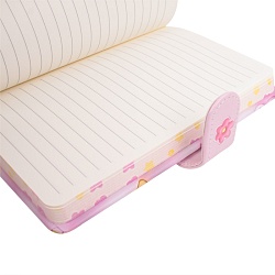 Блокнот 13*19 см 120л обложка "Цветы" с рисунком 3D эффект