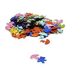 декоративные пайетки "мишка и зонтик"