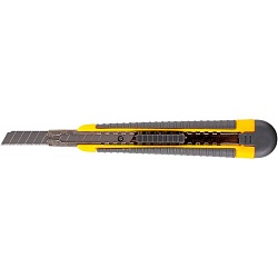 нож канцелярский  9мм "darvish" с металлическими направляющими