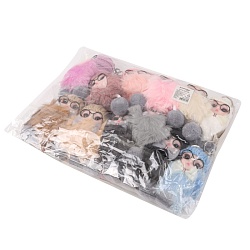 брелок "девочка" в очках mix цвет