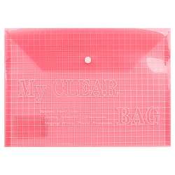 папка-конверт на кнопке а4 красная 160мкм