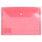 папка-конверт на кнопке а4 красная 160мкм