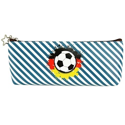 пенал мягкий тубус "футбол" кожзам ассорти