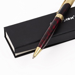 ручка подар. "darvish" корпус  с золотистой отделкой в футляре