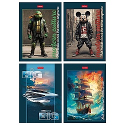 Блокнот А6  24л. "Для мальчиков" на скрепке