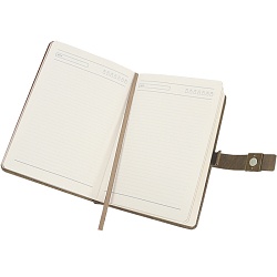 набор подарочный(ежедневник недатир. с магнитной застежкой + ручка+стержень)  цвет оливковый