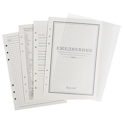 сменный блок для ежедневников на кольцах  а5 120л. (в клетку)