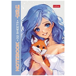 Блокнот А6  32л "Милый друг " на скрепке Хатбер