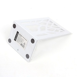 подставка-ограничитель для книг (2шт в комплекте) металлическая белая