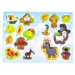 аппликации вырежи и наклей день на ферме