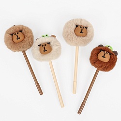 ручка шар. синяя  капибара