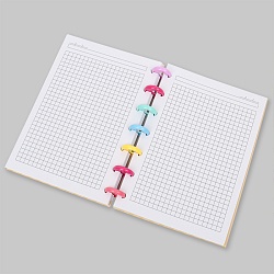 Блокнот 14*18см 80л на пластиковых кольцах "Капибары на черепахе"