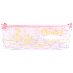 пенал мягкий тубус "darvish" ассорти прозрачный, с плавающими блестками