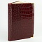 ежедневник недатированный  а5 152л grand croco (бордо) обложка искусств. кожа , золотой срез мет.уг