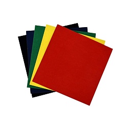 картон цветной бархатный  а5 5л. 5цв. "весёлый малыш"