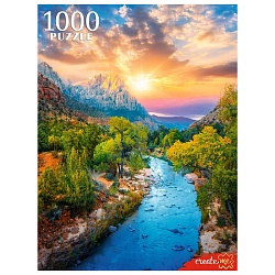 пазлы 1000 элементов речной пейзаж