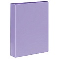 Папка с 4-мя кольцами 40мм 500мкм пастель фиолетовая