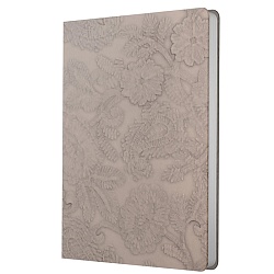 ежедневник недатированный  а5 152л jade.персиковый обложка искусств. кожа с текстурой