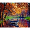 Алмазная живопись "Darvish" 40*50см  Осень в парке