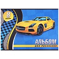 Альбом для рисования  8л. "Спортивные авто"
