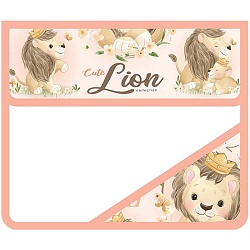 папка для тетрадей  а5 на липучках маленький лев