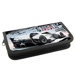 пенал 1отдел. 190* 90мм чёрно-белое авто