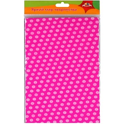 картон цветной гофрированный с рисунком  а4 5л. 5цв. "цветочки" упаковка пэт - пакет