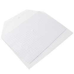 папка-конверт на кнопке а4 бесцветная 160мкм