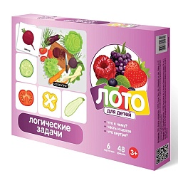 лото детское  "логические задачи"