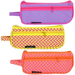 пенал мягкий тубус "darvish" ассорти с дополнительным карманом