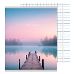 тетрадь  48л кл. "созерцание" обл. мелов. картон глянцевая ламинация