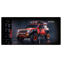 пенал 1отдел. 190* 90мм внедорожник на чёрном фоне (печать на ткани)