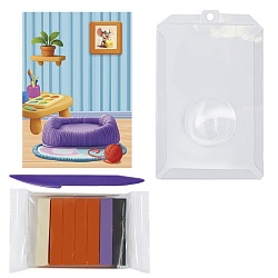 набор с пластилином  "шаролепики.котик"