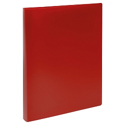 папка с 4-мя кольцами 25мм 500мкм красная