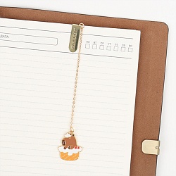 закладка металлическая "капибара"