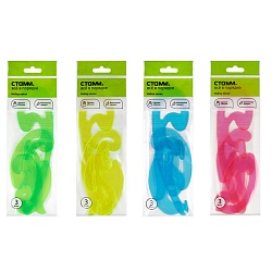 набор лекал 3шт/уп флю проз.  европодвес стамм