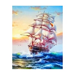 алмазная   живопись 40*60см корабль