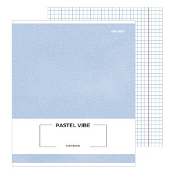 тетрадь  48л кл. "pastel vibe" обложка цветная мелованная