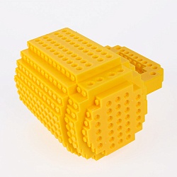 кружка-конструктор 400мл желтая (уценка)