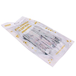 шторка для фотозоны 1*2м серебро